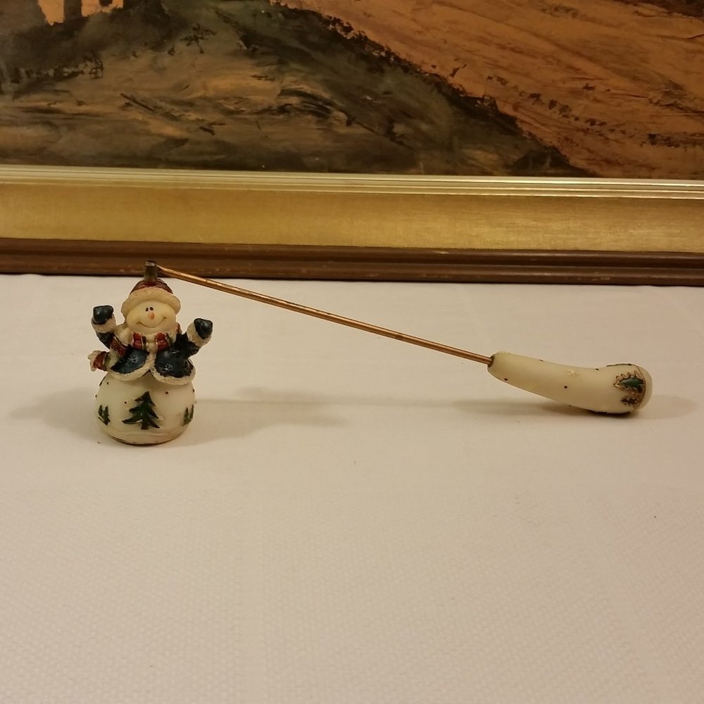 Christmas Santa Candle Flame Stopper Extinguisher Partylite